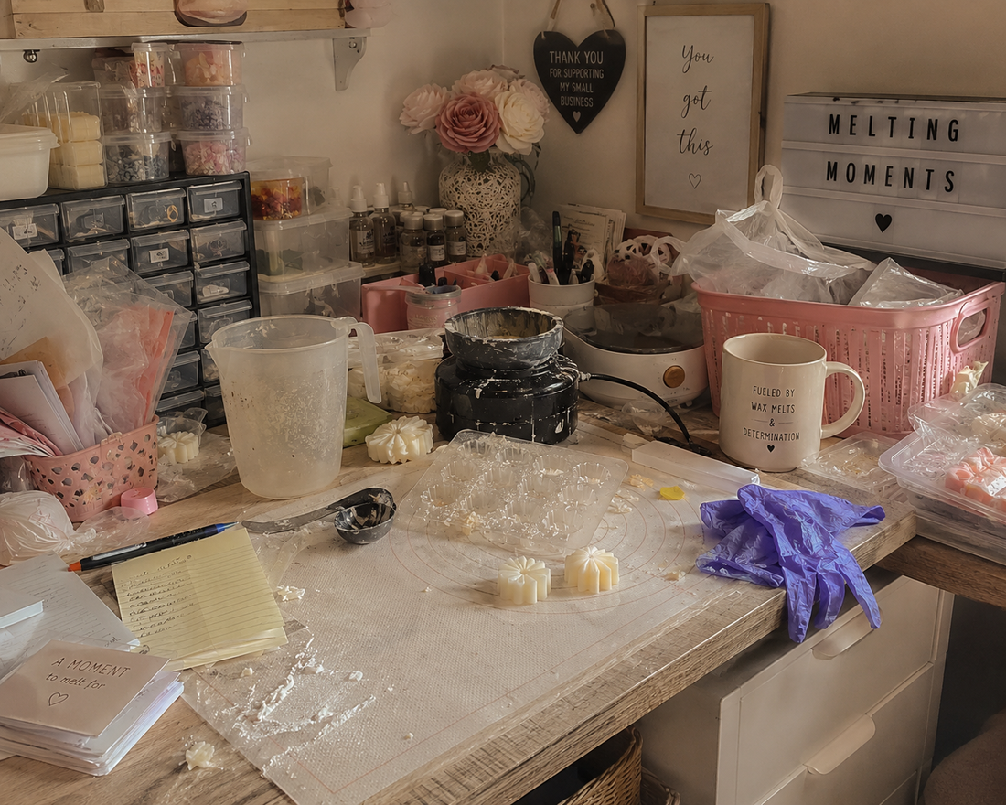 The beauty of a busy work space