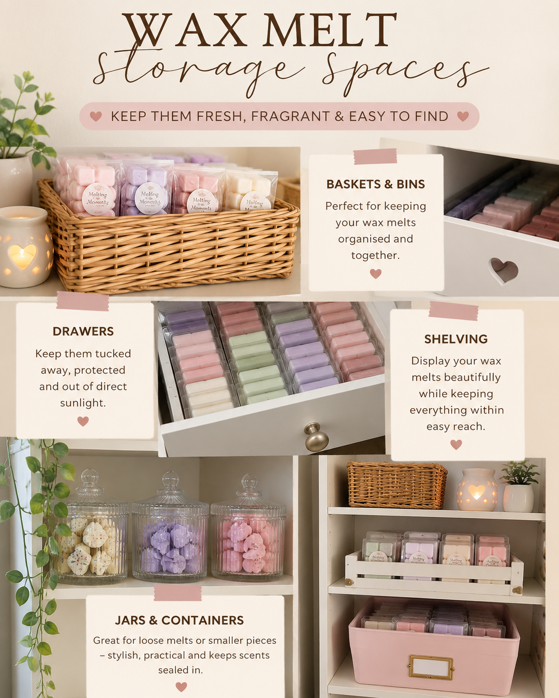 📚 Chapter 19: Wax Melt & Candle Storage Hacks: Keep Your Fragrance at Its Best