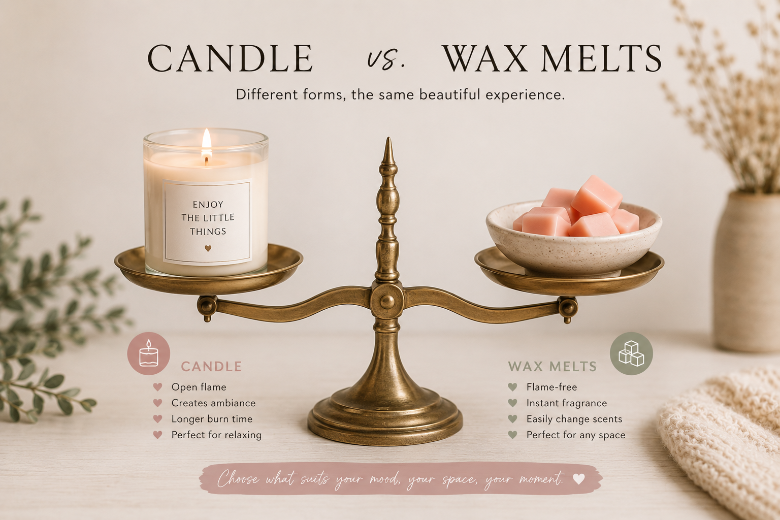 Wax Melts v Candles – Which is better?