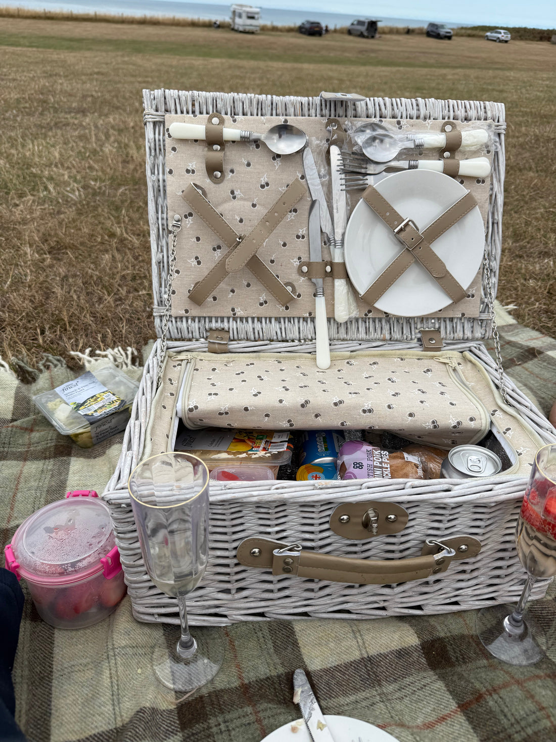 A Picnic Overlooking the sea