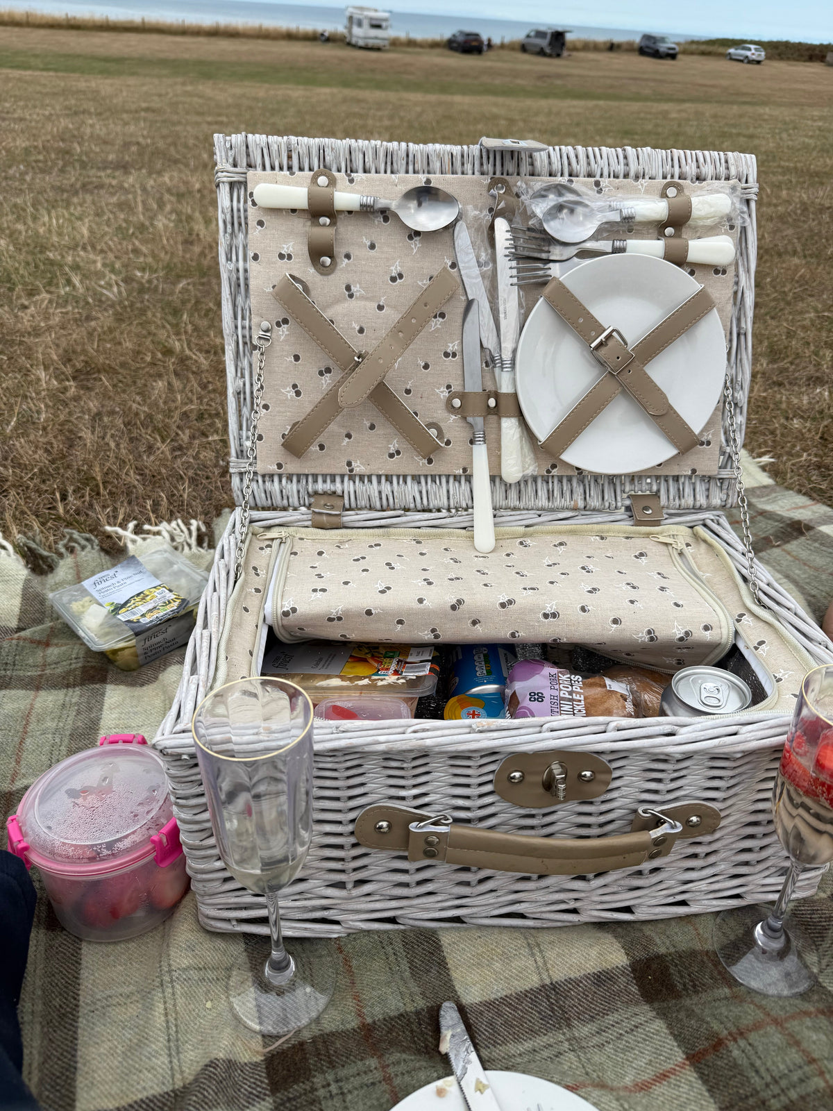 A Picnic Overlooking the sea