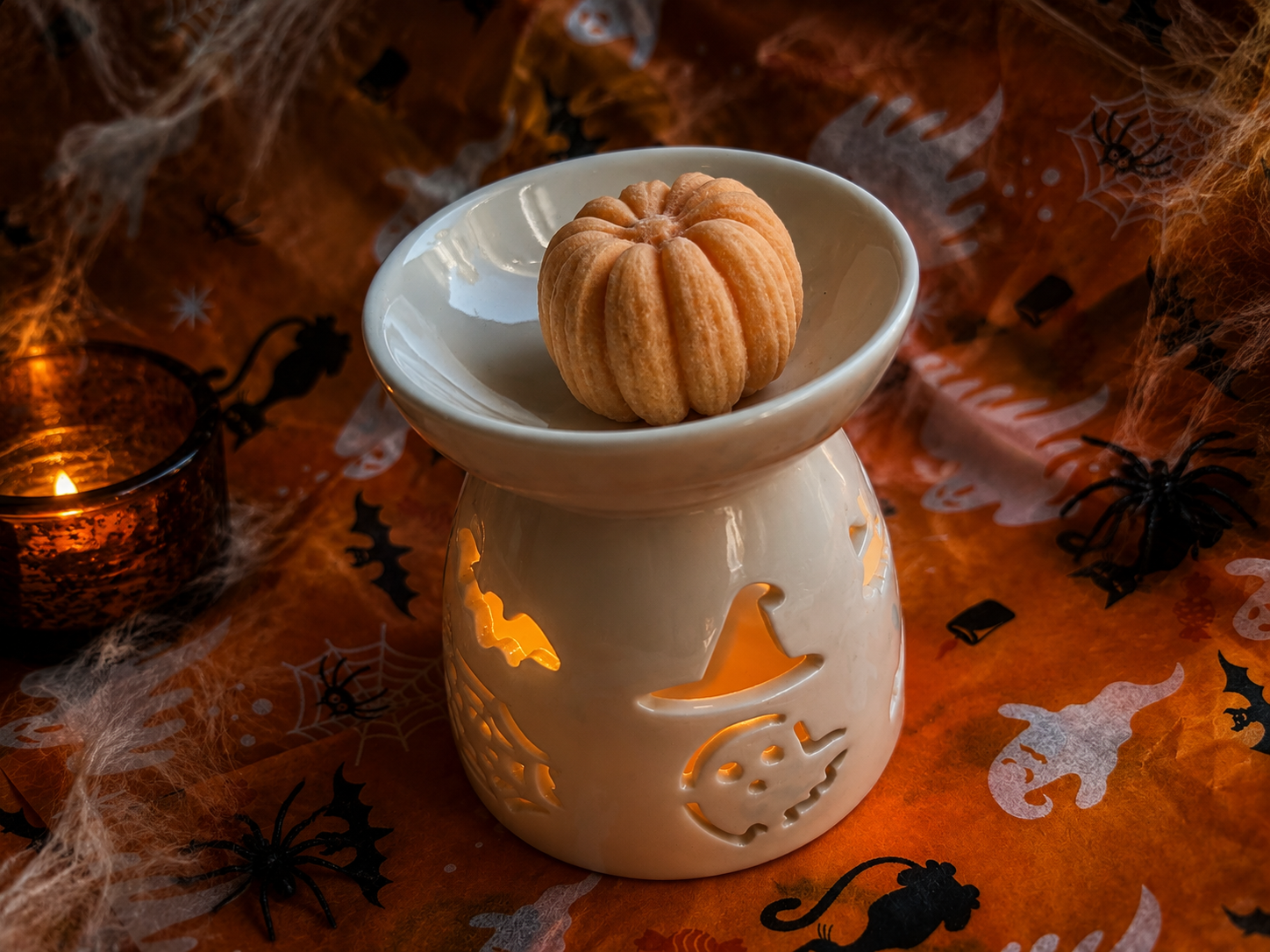 Ceramic Halloween wax melt burner