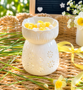 White ceramic wax burner
