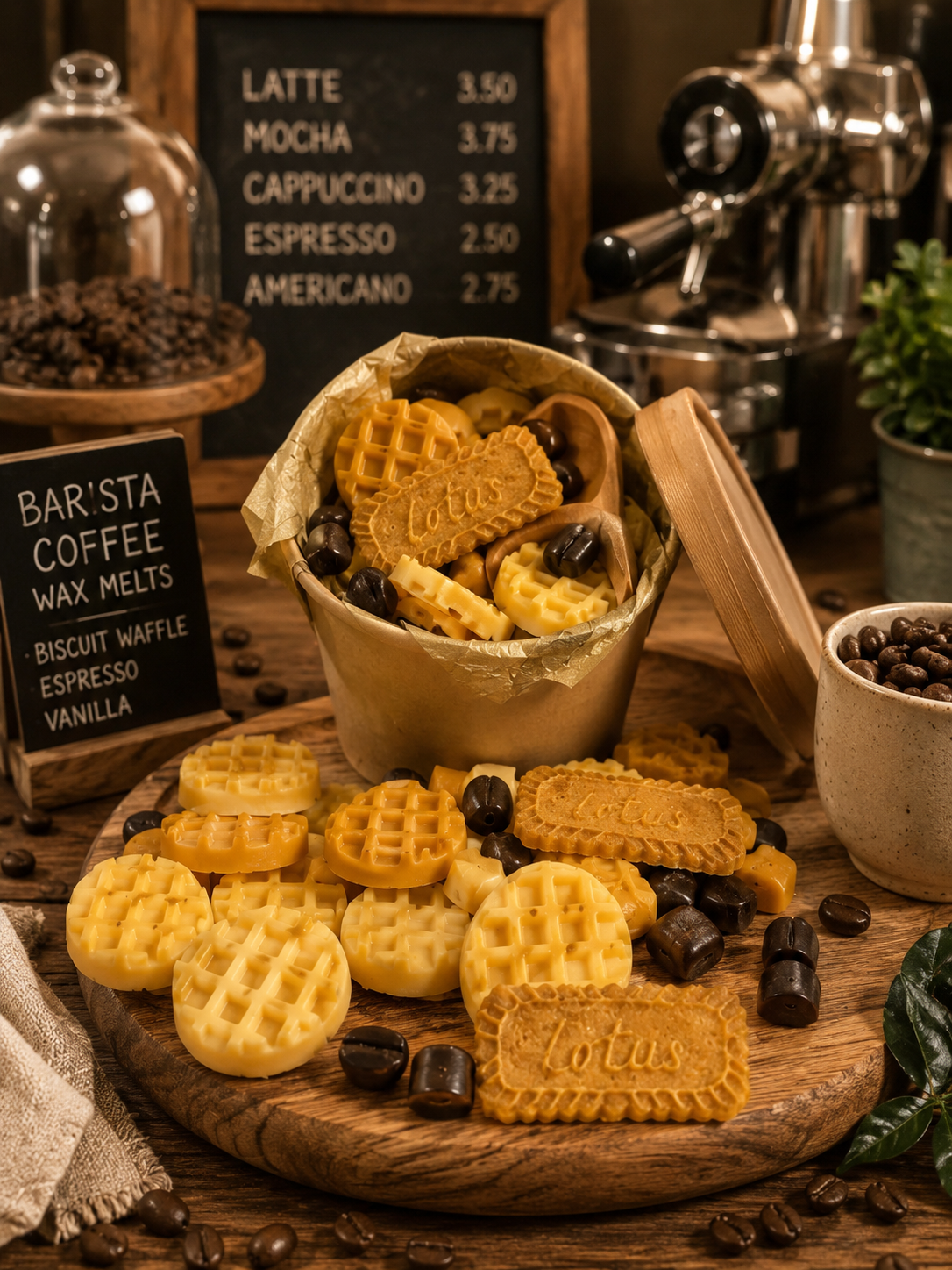 Coffee wax melts