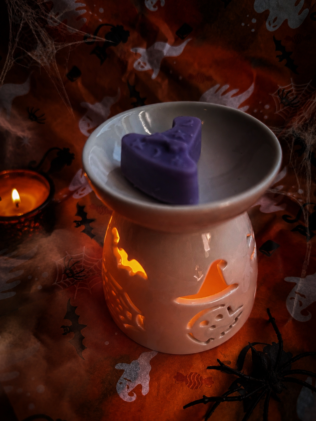Ceramic Halloween wax melt burner