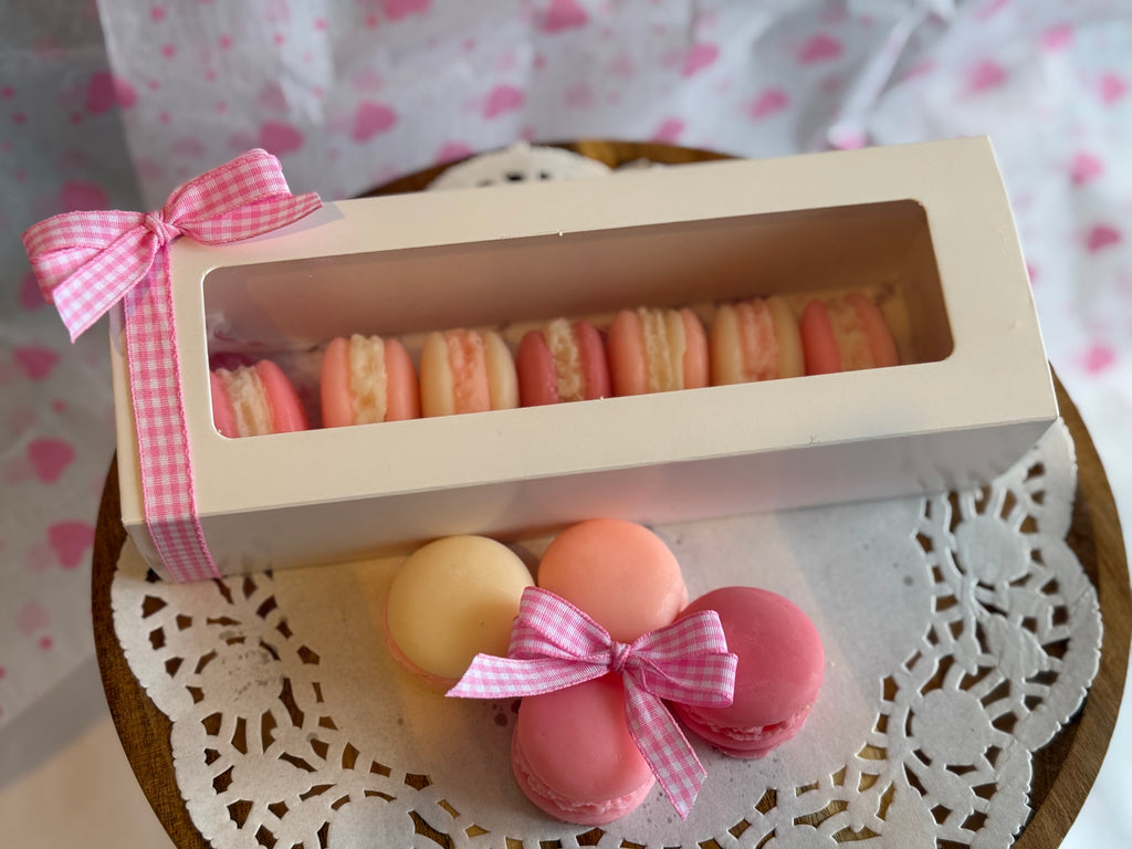 Fruit macaron soy wax melt dessert