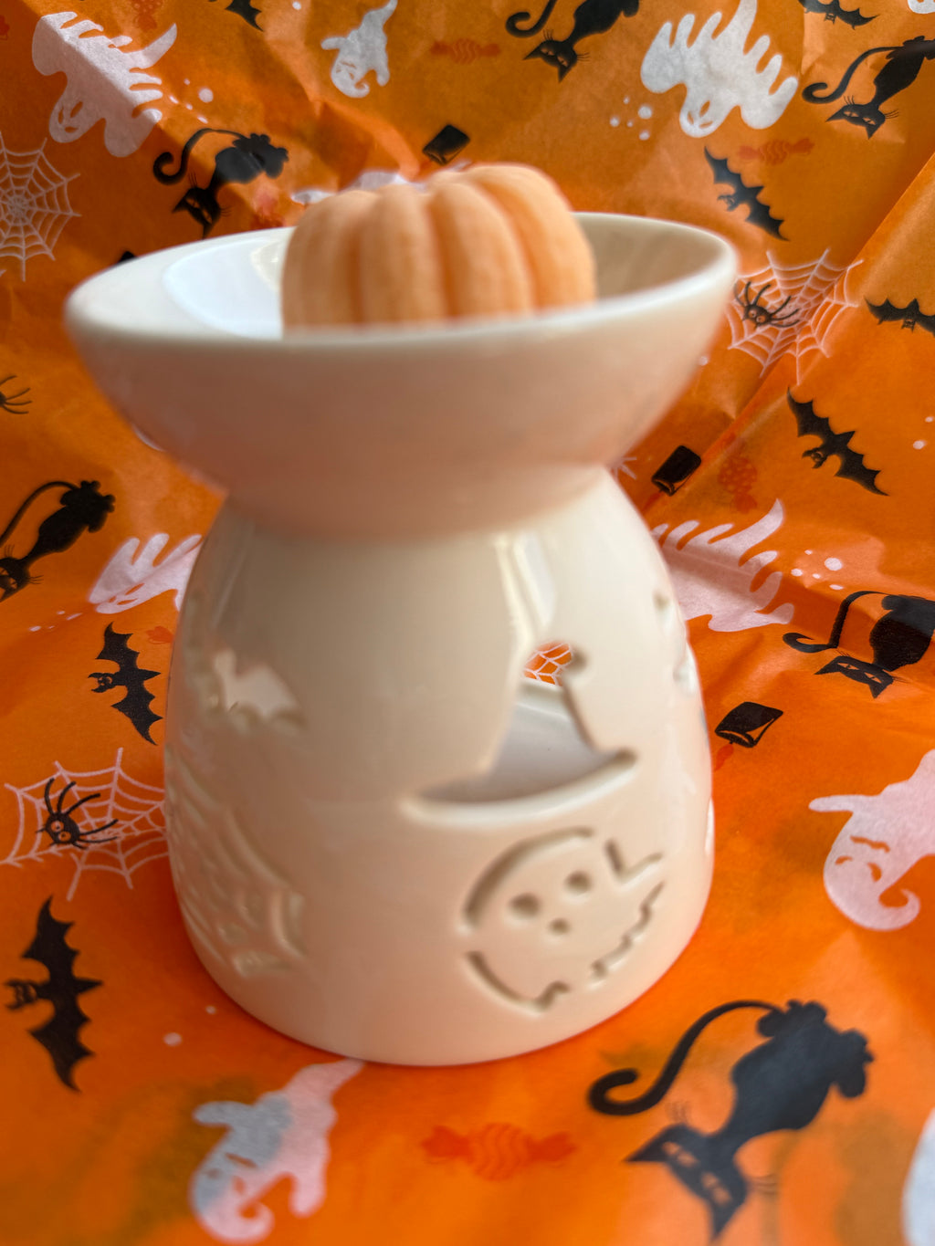 Ceramic Halloween wax melt burner