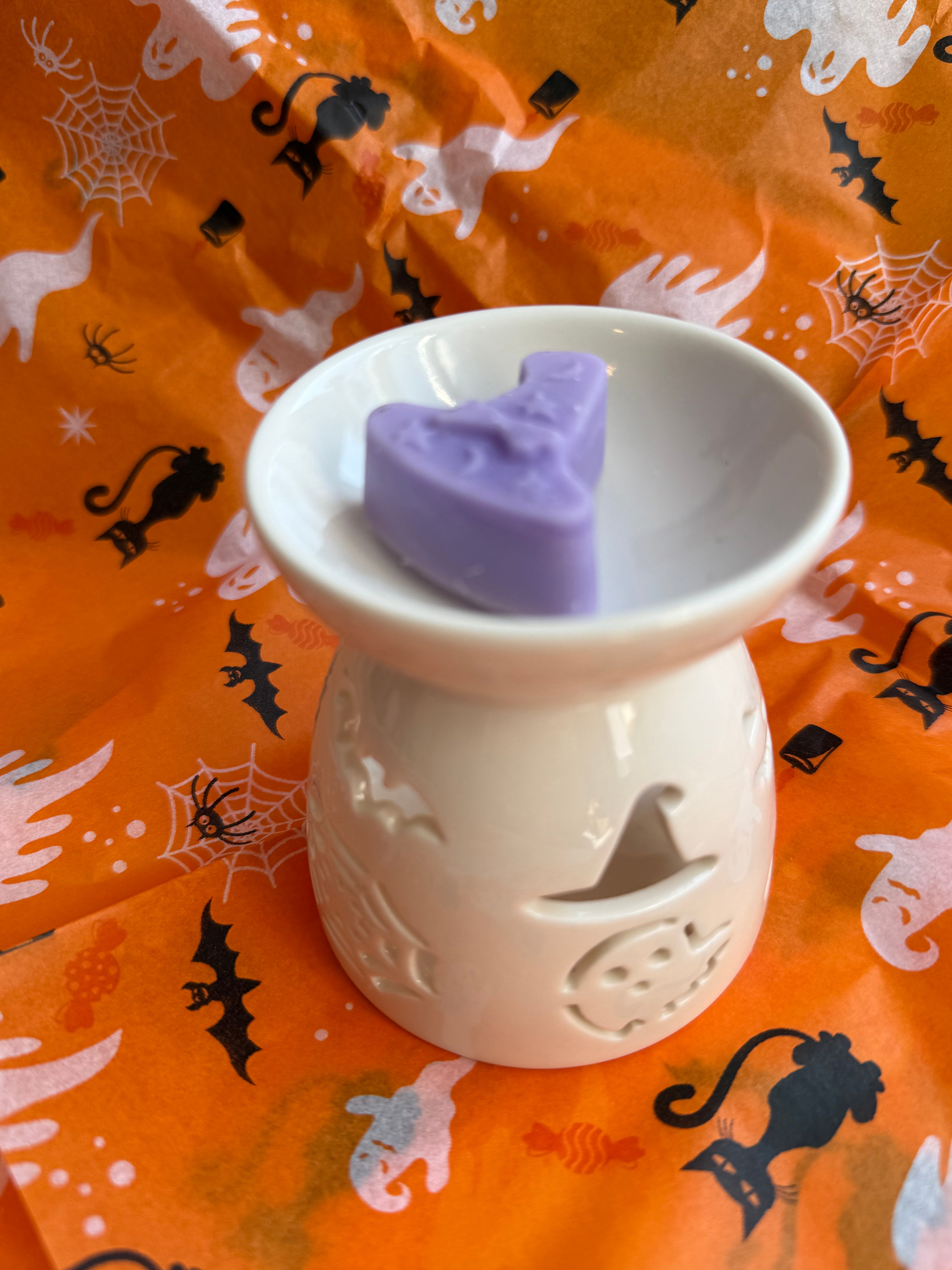 Ceramic Halloween wax melt burner