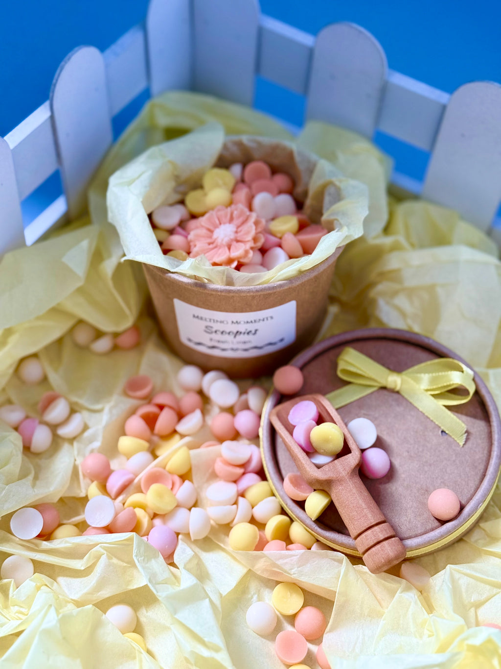 Fresh Linen scoopies - soya wax melts